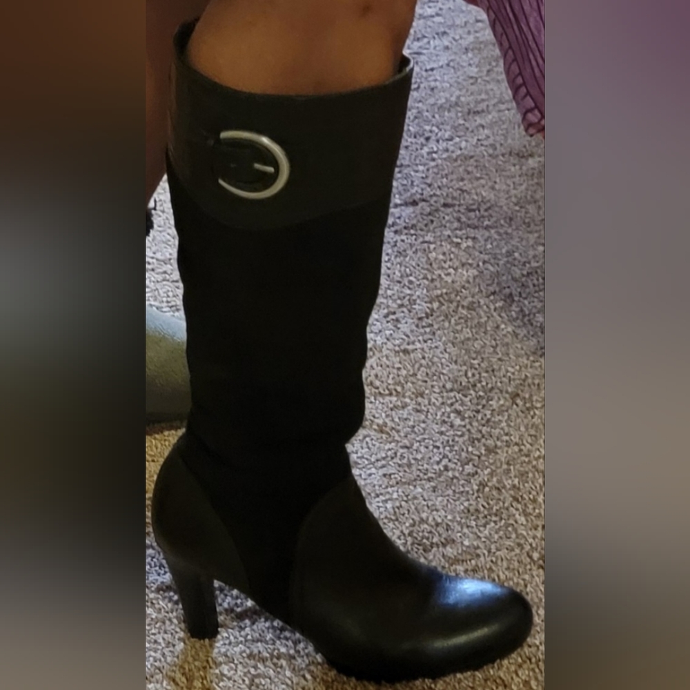 Women's Wide Calf Leather boots